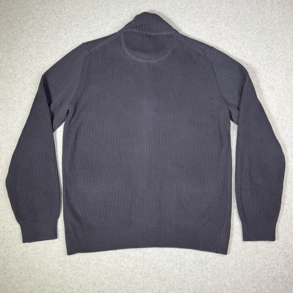 Canterbury of New Zealand Sweater Mens Size Large Navy Cardigan Rugby Football - Picture 8 of 8